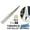 Gunmetal Silver, variant on LINGDA 5.3in Silver Universal Aluminum Bullet Antenna for Enhanced Signal Reception