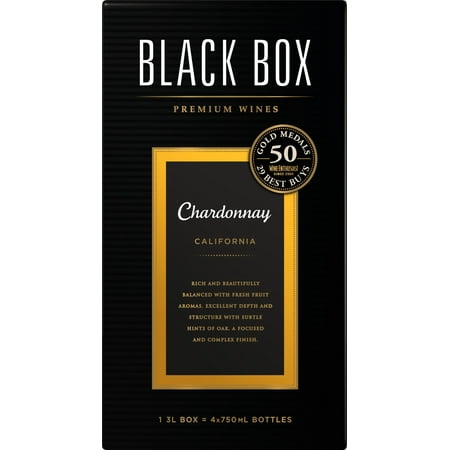 Black Box Chardonnay, White Wine, 3 L Box