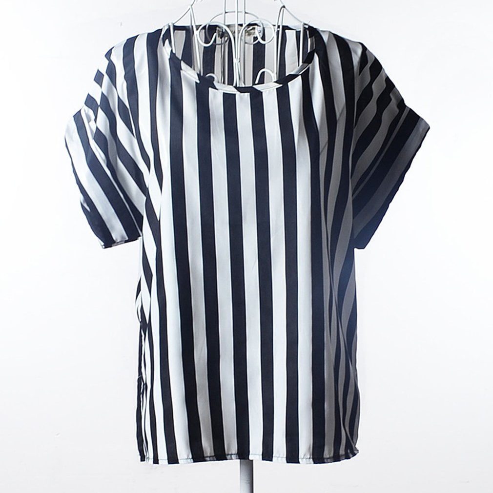 Short Sleeved Tops Chiffon Shirt 