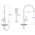 thumbnail image 3 of ALFI brand AB5008-BSS Solid Brushed Stainless Steel Drinking Water Dispenser, 3 of 14