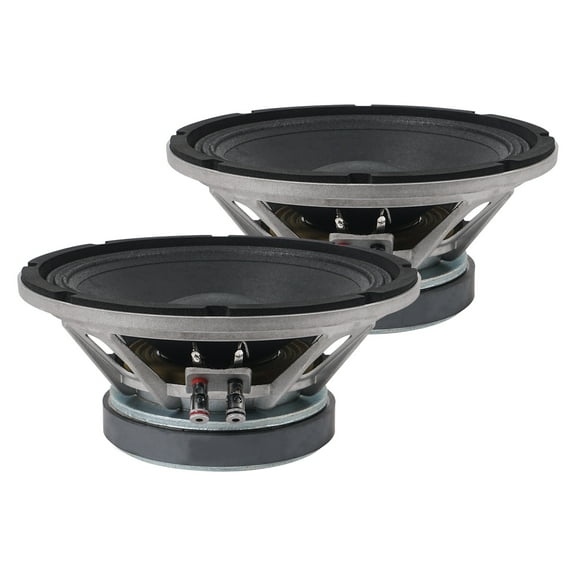 Sound Town 2-Pack 10" 250W Cast Aluminum Frame Woofer w/ 3" Voice Coil, Replacement Woofer for PA/DJ Speaker, Bass Guitar Cabinets (STLF-10GA-PAIR)