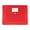 Red, variant on Plastic Expanding File Folder Transparent Envelopes with Snap Closure,No Dividers,Letter/A5 Size for School/Office/Home By Kilougeis