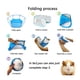 thumbnail image 4 of Carpa Portátil Plegable Pet corralito para Mascotas Ejercicio Pen  Pet Corralito para Perros Puppy Cats Conejos Pequeños Animales Jugar al Aire Libre(Azul), 4 of 9