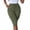 Army Green, variant on Womens Cargo Shorts Solid Elastic High Waist Drawstring with Pockets Summer Pants