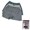 thumbnail image 7 of 3 Men Knocker Boxer Trunk Plaid Shorts Underwear Lot Cotton Briefs Elastic 2XL, 7 of 7
