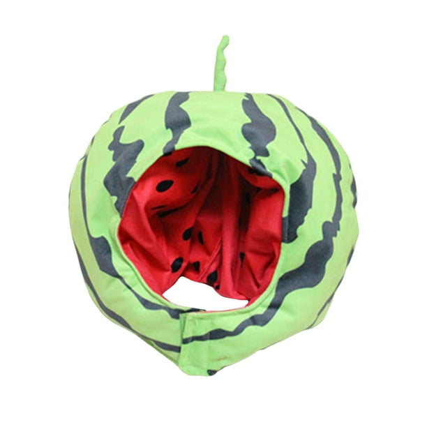 Sombrero De Sandía, Tocado De Frutas, Tocado, Cubierta Para La Cabeza, Duradero Para Navidad Sunnimix Sombrero de sandía
