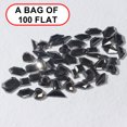 thumbnail image 2 of 1 bolsa de 100 accesorios para uñas con forma de broca plana Aurora Glass Drill Accesorios para uñas, 2 of 5