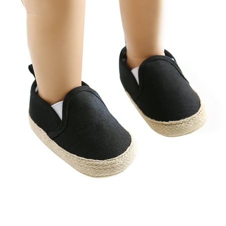 

Infant Loafers Newborn Baby Boys Canvas Shoes Casual Moccasins Soft Sole Crib Bottom First Walkers Anti-slip Patchwork Sneakers