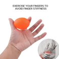 thumbnail image 4 of Pelota de mano, 1 pieza de pelotas redondas para ejercicios de mano, pelotas para fortalecer las manos para mujeres y hombres, pelota de resistencia para dedos, pelota de ejercicio para apretón de ma, 4 of 4