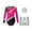 Hot Pink, variant on YONGHS Kids Girls Rhinestone Gymnastic Dance Leotard Tumbling Bodysuit with Shorts Scrunchies Set Red 6
