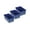 Blue, variant on Romanoff Stowaway Tray no Lid, Blue, Pack of 3