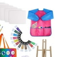thumbnail image 3 of Delantal de Pincel de Pintura BLESIY para Niños Rosy Rosado, 3 of 4