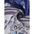 thumbnail image 4 of Sexy Dance Women Maxi Skirt Boho Long Skirts High Waist Bohemian Holiday Blue 3XL, 4 of 5