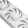 thumbnail image 2 of Sudokoo NEXAURA 360 White Liquid CPU Cooler: 360mm AIO CPU Cooler with PWM Pump & ARGB Pump Head - Water Cooling with FDB Fans for Intel LGA 1851/1700/1200/115X AMD AM5/AM4, 2 of 4