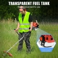 thumbnail image 4 of Gas Weed Eater 52cc 2-Stroke 2 in 1 Multi-Functional Petrol Hedge Trimmer, Weed Wacker Chainsaw Brush Cutter Complete Accessories，Gas Powe Weed Eater for Grass and Bush, 4 of 8