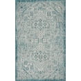 thumbnail image 2 of Rugs.com Outdoor Aztec Collection Rug – 2' x 3' Teal Flatweave Rug Perfect For Living Rooms, Large Dining Rooms, Open Floorplans, 2 of 7