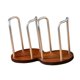 thumbnail image 5 of Portavasos de café Soporte para vasos de papel Regalos Organizador multifuncional Dispensador para Doble estante, 5 of 9