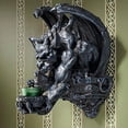 thumbnail image 3 of Pacific Giftware Menacing Winged Gargoyle Candle Holder Wall Sconce Sculpture Wall Decor 12.5 Inches, 3 of 3