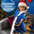 thumbnail image 4 of Christmas Jesus Throw Blanket Christian Gifts for Women 50 x 60 Christmas Flannel Blanket Religious Warm Throw Blanket Printed Cozy Throws for Winter Bedding Couch Gifts for Women(Oh Holy Night), 4 of 5
