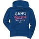 thumbnail image 1 of Aeropostale NY All City Sudadera con capucha para mujer, azul, extragrande Aeropostale  Sudadera, 1 of 2