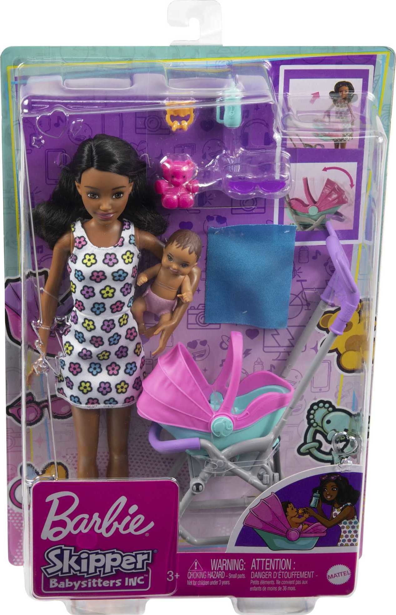 Barbie et son chariot pour animaux de compagnie — Juguetesland