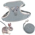 thumbnail image 1 of Adjustable Rabbit Leash,breathable Vest Harness With Lead Pet Harness Lead For Bunnies, Cats, Little Pet Walking, 1 of 5