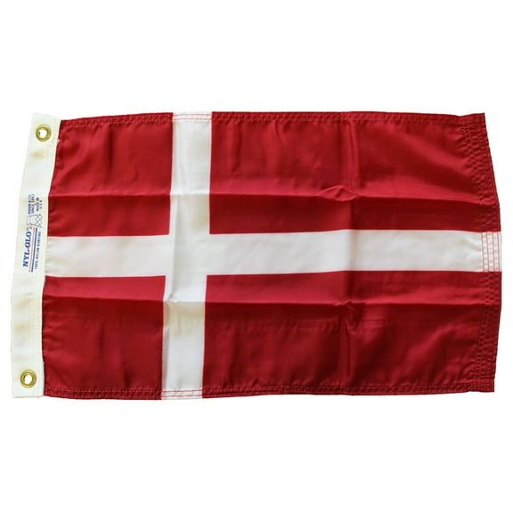 Denmark - 12"X18" Nylon Flag