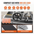 thumbnail image 6 of KFFKFF Compact Wheelchair Access Ramp, 8 ft with 800 lbs Load Limit, Anti-Slip Aluminum Collapsible Threshold Ramp, Foldable Access Ramp for Wheelchair, 6 of 9