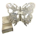 thumbnail image 2 of Caja de Madera con Mensaje de Boda Hot6sl con Mariposas para Entrega de Invitados, 2 of 7