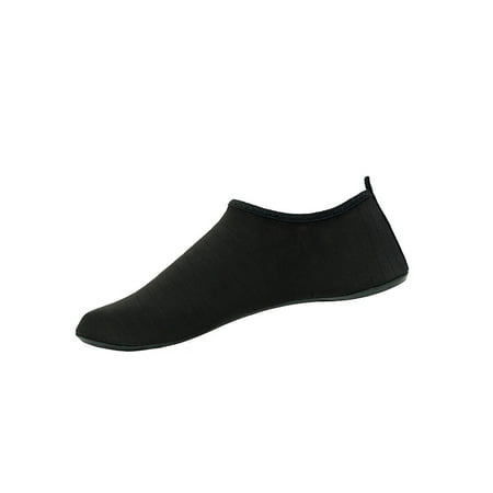 

Gomelly Unisex Beach Shoe Barefoot Water Shoes Quick Dry Aqua Socks Slip Resistant Sock Sneakers Womens Mens Women Men Black Striped 5.5-6