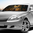 thumbnail image 4 of FORUDESIGNS Deer Camo Pattern Car Windshield Sun Shade Thickened Windshield Dash Protector, Vehicle Dashboard Shield Car Interior Sun Protection (57.1 x 27.4 inch), 4 of 7