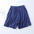 thumbnail image 2 of CHUMUD Women's Soft Modal Pajama Shorts Elastic Waist Lounge Shorts Comfort Sleep Pj Bottoms with Pockets Nightwear, 2 of 5