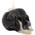 thumbnail image 1 of Portavelas De Calavera Portavelas De Cabeza De Esqueleto Multipropósito Buena Mano De Obra Decoración De Calavera De Resina Artesanía Para Fiesta Bar De Halloween Speravity HA014807-00, 1 of 6