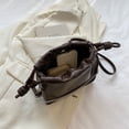 thumbnail image 2 of Bolso de cubo sencillo para mujer, bolso de hombro con cordón de moda, bolso de mensajero retro informal, 2 of 6