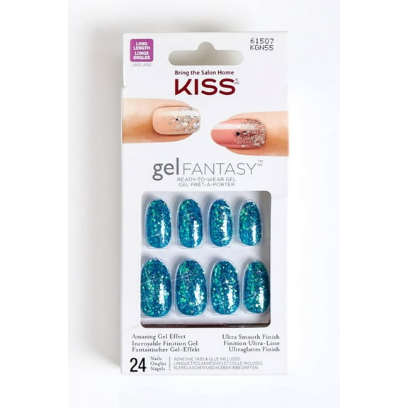 Kgn55 Kiss Gel Nails - Anastasia