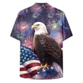 thumbnail image 6 of Yindaity July 4th Shirts for Men USA 4th of July Shirts for Men American Flag Short Sleeve Patriotic Independence Day Tee Top(Purple,XL), 6 of 6