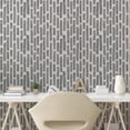thumbnail image 3 of Ambesonne Tribal Peel & Stick Wallpaper for Home, Aboriginal Art with Leaves, 13"x100", Dust Dark Blue Grey, 3 of 6