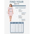thumbnail image 6 of Casual Nights Women's Snap Front House Dress, Lightweight Short Sleeve Cotton-Poly Knit Duster Robe with Pockets, Mid-Calf, Pink Floral Large, 6 of 6