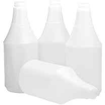Mop Mob 32 oz Commercial-Grade Chemical Resistant Plastic Bottle, 4 Pack