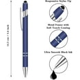 thumbnail image 6 of 12 Pieces Ballpoint Pen with Stylus Tip, 1.0 mm Black Ink Metal Pen Stylus Pen for Touch Screens, 2 in 1 Stylus Ballpoint Pen, 6 of 7