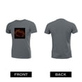 thumbnail image 2 of Coolnut Womens T Shirts Fashion Tops, Rugby In The Fire Women's Basic Short Sleeve Tees, Grey Lightweight Casual Summer Clothes, L, 2 of 6