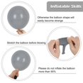 thumbnail image 3 of Kit de globos RUBFAC de látex gris 129 unidades con diferentes tamaños, 3 of 7