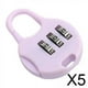 thumbnail image 1 of Candado con contraseña,Candado de combinación de 3 dígitos Candado para equipaje Portátil,Cerradura con código Bolsa de viaje Maleta Casillero Fácil de configurar,Cerradura para caja de, 1 of 8