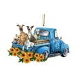 thumbnail image 1 of Ornements Suspendus Mignons en Forme de Chien de Voiture 3D, 1 of 9