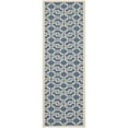 thumbnail image 5 of SAFAVIEH Courtyard Thurstan Geometric Indoor/Outdoor Area Rug, Blue/Beige, 2' x 3'7", 5 of 10