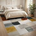 thumbnail image 3 of ODIKA 8'x10' Washable Area Rug Geometric Contemporary Abstract Distressed Vintage Assorted for Living Room, Under Sectional, Family , Durable, Non-Slip, 3 of 7