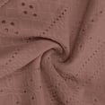 thumbnail image 6 of Womens Two Piece Outfits Eyelets Shorts Set Sleeveless Crewneck Crop Tank Top Going Out Matching Sets, 6 of 6