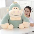 thumbnail image 2 of Juguete de peluche de mono de boca grande de dibujos animados, muñeco de peluche de gorila, almohada rellena de chimpancés para niños, compañeros de juego, regalo para niños, 2 of 5