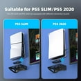 thumbnail image 2 of Kit de montaje en pared para PS5 Slim, soporte de montaje en pared para PS5 Slim con 2 soportes para mandos y 1 gancho para auriculares, 2 of 8