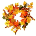 thumbnail image 2 of de flores grandes de 15.0 in para puertas de , flores artificiales con puertas de hojas, interiores y exteriores hoja de arce wreath_40cm BLESIY Guirnalda de la guirnalda de la pared de la puerta delantera, 2 of 8